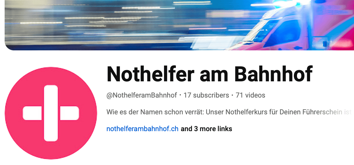 "Nothelfer am Bahnhof" jetzt auch auf YouTube – Erste Hilfe leicht erklärt!